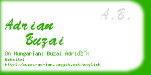 adrian buzai business card